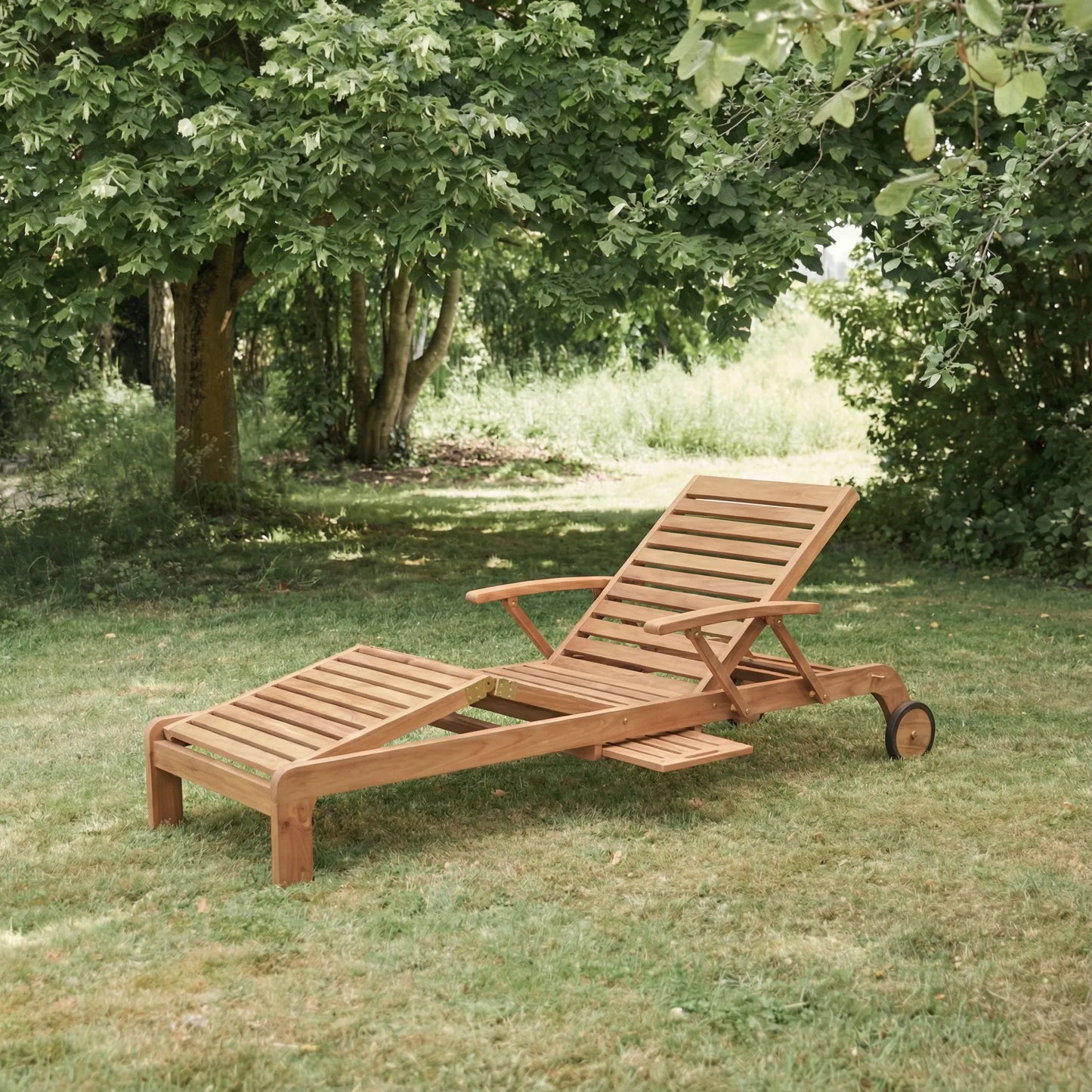 Matahari Teak Komfort Gartenliege Royal Princess