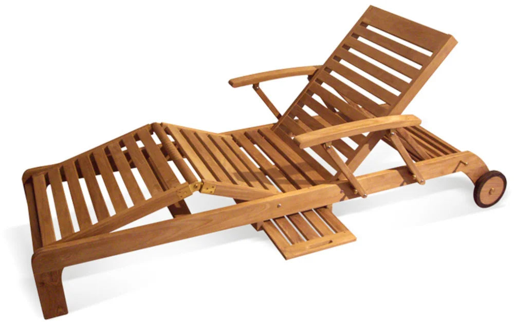 Matahari Teak Komfort Gartenliege Royal Princess