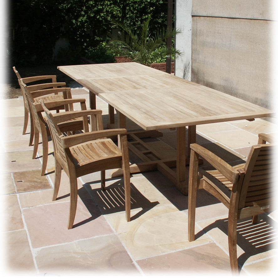 Matahari Teak Ausziehtisch Zeus (4 - 10 Personen)