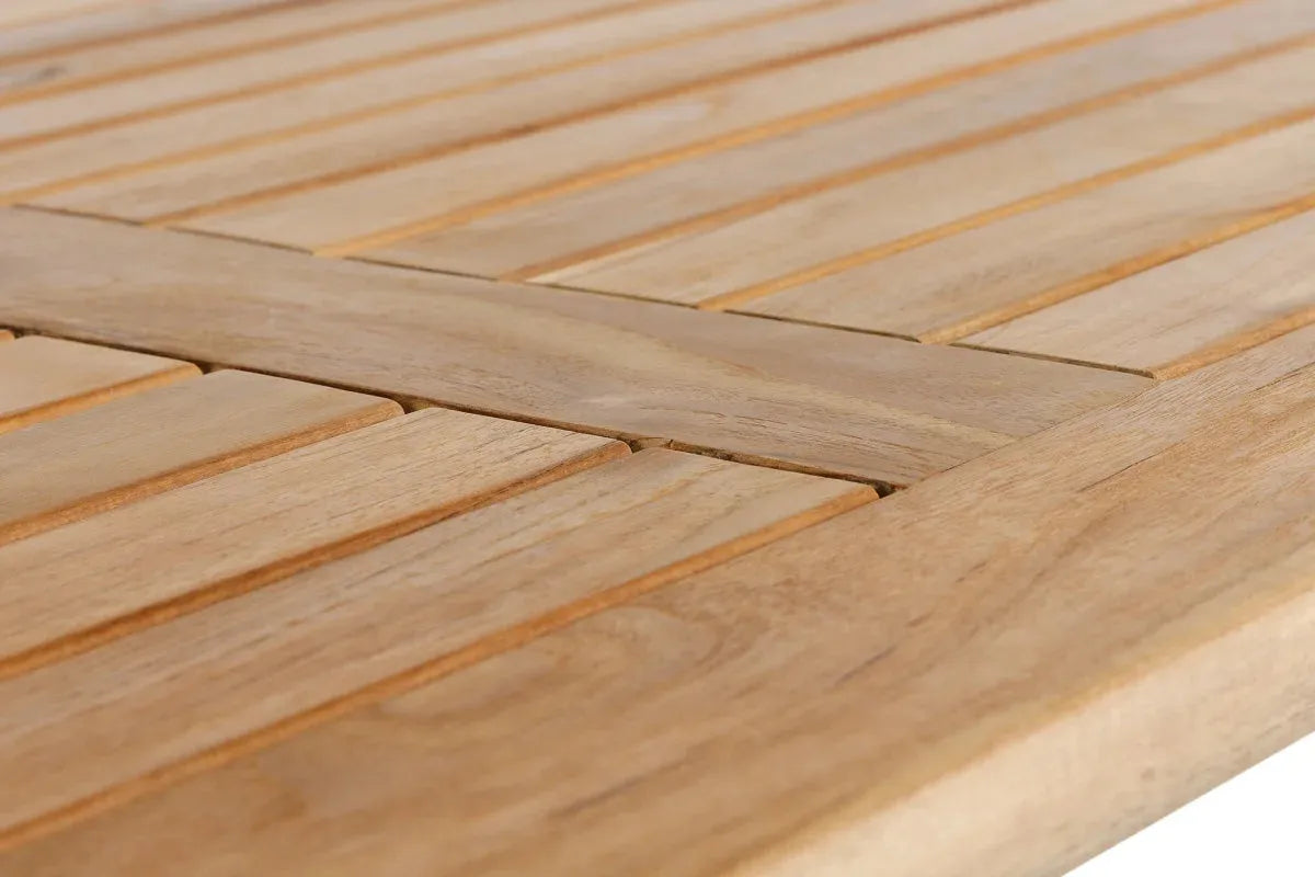 Teak Tischplatte rechteckig