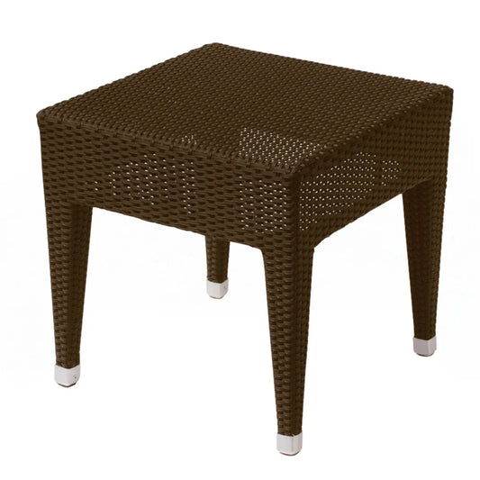 Beistelltisch Minerva Aluminium/Polyrattan