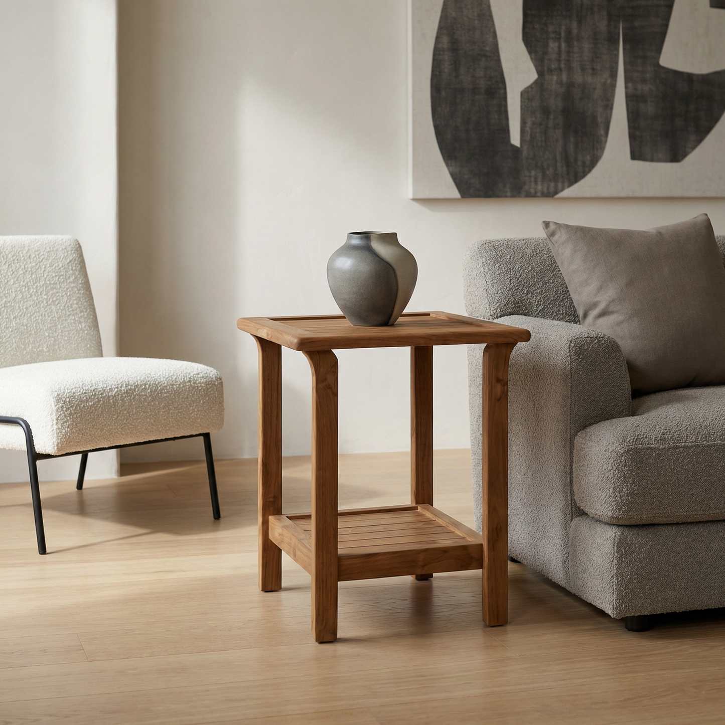 Matahari Teak Beistelltisch Tellus