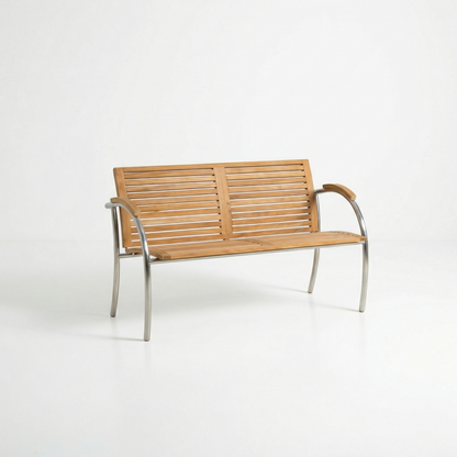 Gartenbank Ariane 3-Sitzer Teakholz/Edelstahl