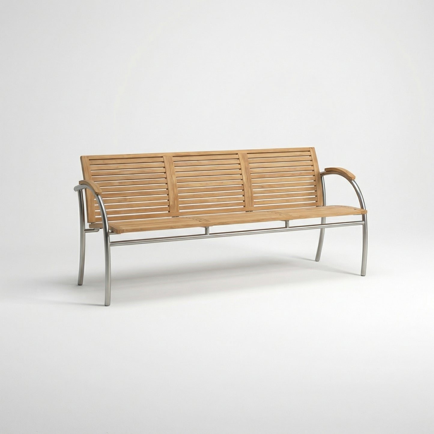 Gartenbank Ariane 4-Sitzer Teakholz/Edelstahl