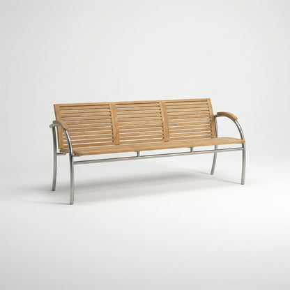 Gartenbank Ariane 4-Sitzer Teakholz/Edelstahl