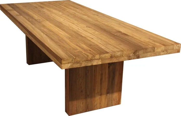 Matahari Teak Gartentisch Arthus mit Wangenfuß