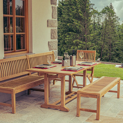 Matahari Teak Gartentisch Teutates in verschiedenen Größen