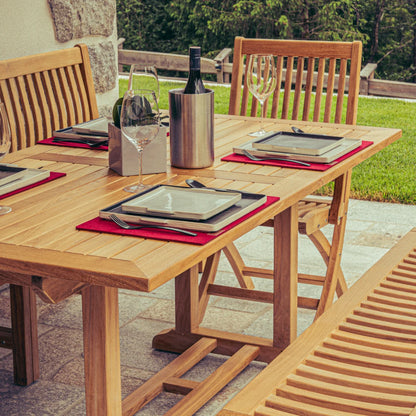 Matahari Teak Gartentisch Teutates in verschiedenen Größen