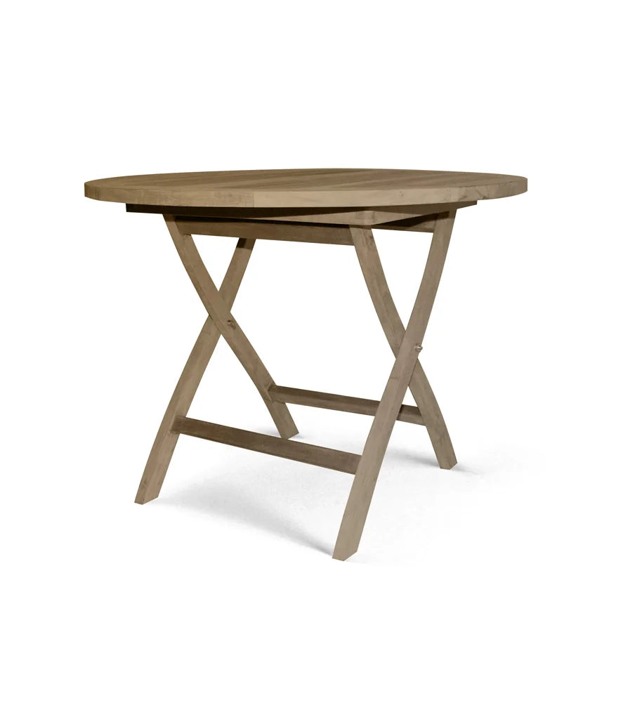 Matahari Teak Klapptisch Hermes rund