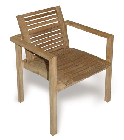 Stapelsessel Castor Teakholz