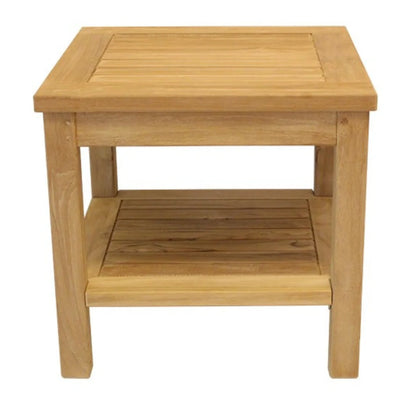 Matahari Teak Beistelltisch Aphrodite mit Ablage