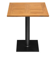 Tischgestell BASE Edelstahl 60x60 cm schwarz