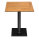 Tischgestell BASE Edelstahl 60x60 cm schwarz